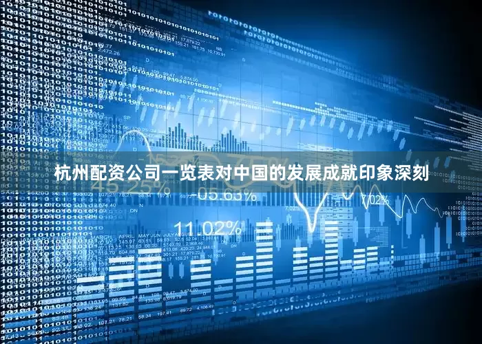 杭州配资公司一览表对中国的发展成就印象深刻