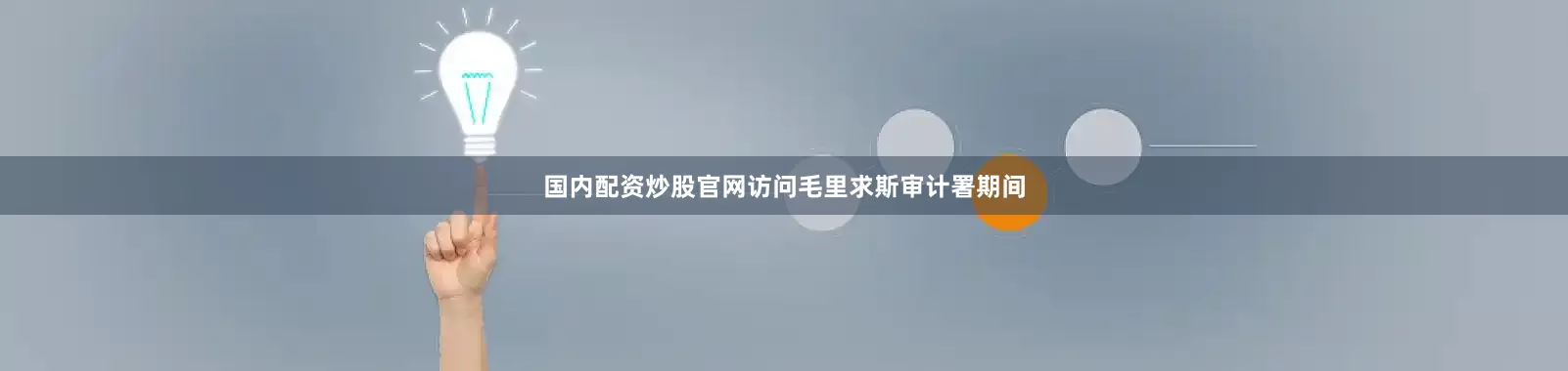 国内配资炒股官网　　访问毛里求斯审计署期间