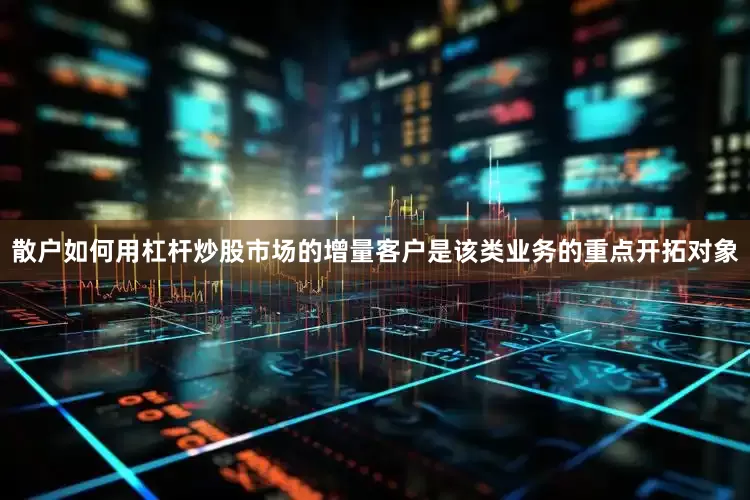 散户如何用杠杆炒股市场的增量客户是该类业务的重点开拓对象